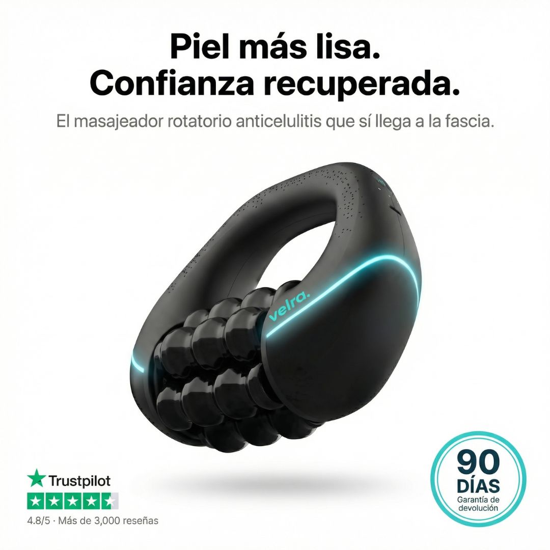 VELRA™ - Masajeador Rotatorio Anticelulitis.